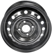Wheel For 2009-2014 Nissan Cube 15x6 Steel 4-114.3mm Painted Black Offset 45mm - £122.58 GBP