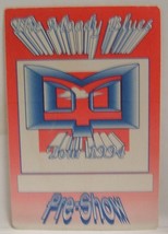 THE MOODY BLUES - VINTAGE ORIGINAL CLOTH CONCERT TOUR BACKSTAGE PASS *LA... - $10.00