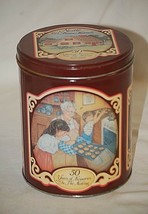 Vintage Advertising Nestle Toll House Morsels Cookies Metal Tin Can Cont... - $12.99