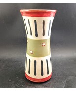 Handmade Fired Up! Studio &quot;Radiate&quot; Pattern Vase, Lead Free, Rare &amp; OBO - $48.00