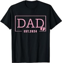 Men Dad Established Est 2024 Girl Newborn Gifts Daddy Father T-Shirt - £12.57 GBP+
