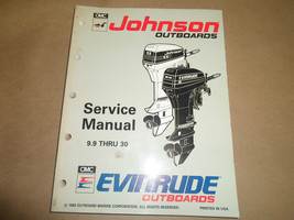 1993 Johnson Evinrude Outboards 9.9 thru 30 Service Manual ET OEM Boat 508282 x - £61.85 GBP