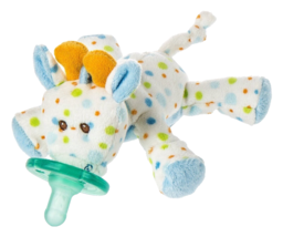 Little Stretch Giraffe Wubbanub Infant Baby Binkie Pacifier Holder Plush... - $24.74