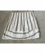 BCBG Maxazria White Boho Patterned Skirt Size 10 - $22.49