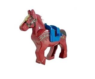 Minifigure Reddish Brown Horse Animal US Seller - $7.98