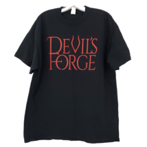 Devil&#39;s Forge Tee Shirt Short Sleeve Size XL Gildan Tag 100% Cotton - £6.84 GBP
