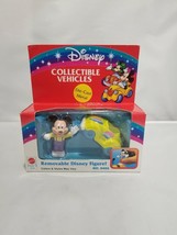 New Vtg Disney Collectible Mickey Mouse Car Die-Cast Metal Mattel 90s Fi... - $4.99