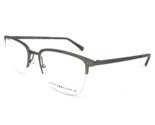 Scott Harris Eyeglasses Frames SH-472 C2 Gray Square Half Rim 52-20-140 - £51.64 GBP