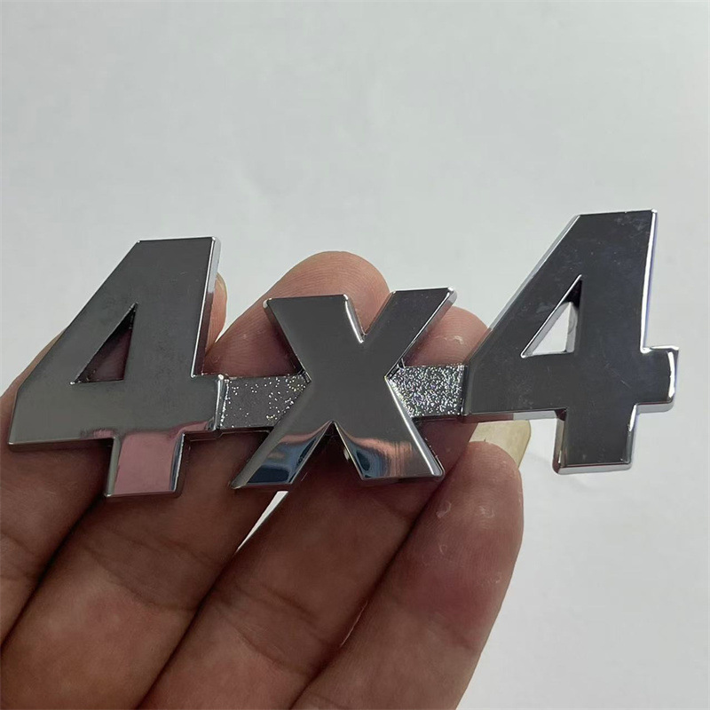 Applicable To 4X4 Off-Road Vehicle Four-Wheel Drive Car Logo Car Metal Bumper St