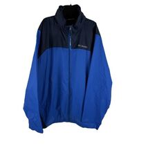 Columbia Glennaker Lake Rain Jacket Blue Jay/Columbia Navy Size Large Me... - $34.99