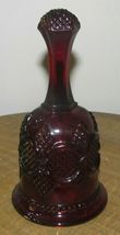 Vintage Avon 1976 Cape Cod Ruby Red Glass Dinner Bell Service School Cranberry - £13.72 GBP