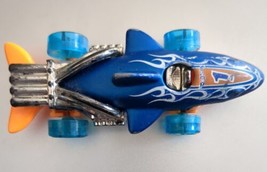 Mattel Hot Wheels Sharkcruiser Blue Toy Shark Car 1986 2011 3286 Malaysia 1:64 - $9.49