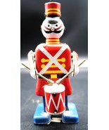 Vintage Soldier Drummer Retro Clockwork Wind Up Tin Litho Toy Collectible - €34,57 EUR
