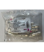 NEW 10 Pack Abicor Binzel 147.6565 Silver Plated Contact Tips HDS M12/1.... - €15,22 EUR