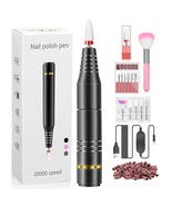 Electric Nail Drill Ultra-Quiet Low-Vibration with 12 Drill Bits – 20,00... - $68.37 CAD
