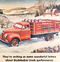 1947 Studebaker Trucks Pine Hill Dairy Farm Advertisement Automobilia DW... - €25,75 EUR