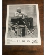 Vintage Lil’ Brian Press Promotional Photo 8x10 - $8.00