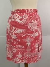 Vintage Gordon of Philadelphia Women&#39;s 12 Skort Batik Asian Inspired Print Skirt - £18.93 GBP