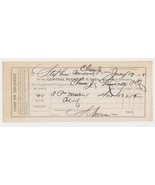 Vintage 1880&#39;s Central Vermont Railroad Company Way-Bill Receipt - $5.42 CAD