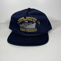 youngan snapback Hat S.S. Pioneer Contractor All Marine Services GMD Shi... - $300.29 MXN