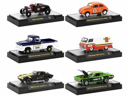 &quot;Auto-Thentics&quot; 6 piece Set Release 76 IN DISPLAY CASES Limited Edition 1/64 Di - £62.11 GBP