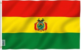 Anley Fly Breeze 3x5 Feet Bolivia Flag - Bolivian National Flags Polyester - $7.91