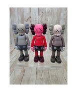 Kaws Inspired Vinyl Mini Figures 4 inches tall Set of 3 - $34.97