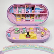 Vintage 1992 Polly Pocket Bluebird Stampin School Playset Compact W 2 Figures - £73.98 GBP
