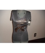 Champion Michigan St Spartans Heather V-Neck Jersey Sz M Gray w/Gold Let... - $14.01