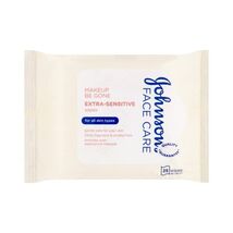 Johnson's Face Care Makeup Be Gone Extra-Sensitive Wipes - Pack of 25  - $8.00