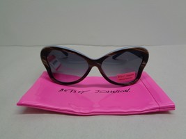 Betsey Johnson BJ159112 Brown Blue 100% UV Fashion Sunglasses New Womens... - £101.71 GBP