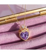 Barbie Rapunzel Crown Princess Necklace Crystal Pendant Barbie Rapunzel - $39.60