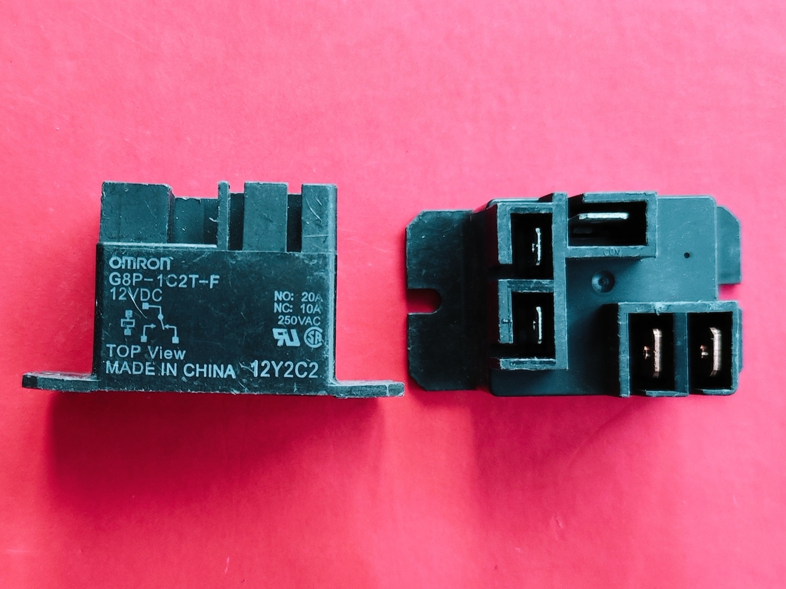 G8P-1C2T-F, 12VDC Relay, OMRON Brand New!!