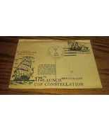 USS Constitution Boston Naval Shipyard Postcard 1972 Postmarked  6c  175th - £7.85 GBP