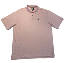 FootJoy Light Pink Short Sleeve Golf Polo Shirt Mens XL Stretchy Outdoor... - $15.48