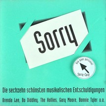 Sorry Apology German CD 1993 Uriah Heep Hollies Gary Moore Nat King Cole Didley - £11.45 GBP