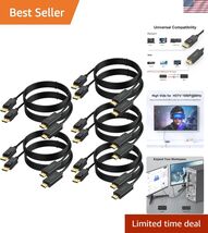 DisplayPort to HDMI Cable 6 Feet 10-Pack, Display Port DP to HDMI Cord 1... - $125.22