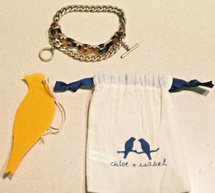Chloe and Isabel 3 Chain Tortoise Bracelet w/ Protective Bag &amp; Felt Bird (NEW) - £31.60 GBP
