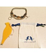 Chloe and Isabel 3 Chain Tortoise Bracelet w/ Protective Bag &amp; Felt Bird... - £31.69 GBP