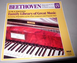 Beethoven ~ Piano Concerto No. 5 (Emperor) ~ Coriolanus Overture - Funk &amp; Wagnal - £11.59 GBP