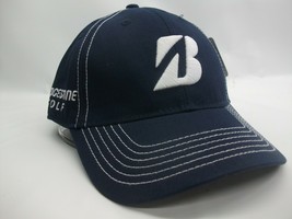 Bridgestone Golf B330 Hat Blue Strapback Baseball Cap w/ Tag - £14.93 GBP