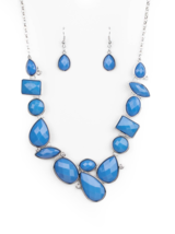Paparazzi Mystical Mirage Blue Necklace - New - £3.53 GBP