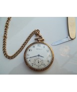 antique pocket watch waltham hunter case gold jack knife/chain marked 25... - $5,000.00