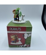 Dept 56 Peanuts The Perfect Tree Christmas Figurine Snoopy Charlie Brown... - £25.06 GBP