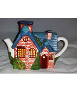 Thomas Kinkade Cottage Teapot - £11.95 GBP