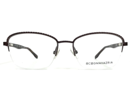 BCBGMAXAZRIA  Eyeglasses Frames VINCENZA CHESTNUT Cat Eye Half Rim 52-17... - £58.75 GBP