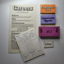 Careers Board Game Replacement Pieces 1979 Score Card Money Instructions College - £8.93 GBP
