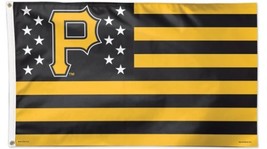 Pittsburgh Pirates Stars and Stripe Flag 3X5Ft Banner USA Polyester - $16.00