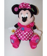 Talking colors numbers Plush Pink dress Minnie Mouse Disney learning dol... - £7.09 GBP