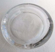 VINTAGE Solid Clear Depression Glass with Etched/Pressed Roses Design In The Gla - £50.20 GBP